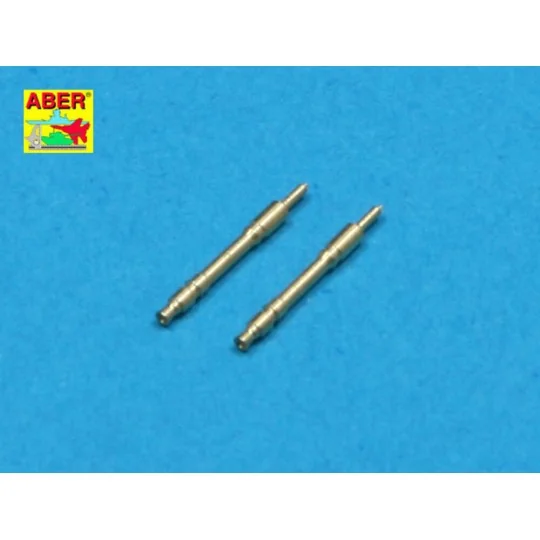 2 Barrels for German Tank MG 34, 1/48 - Aber Models 48 L-20