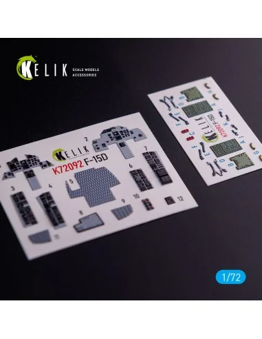 [NO_DESC] F-15D - interior 3D decals for FineMolds kit, 1/72 - Keli...