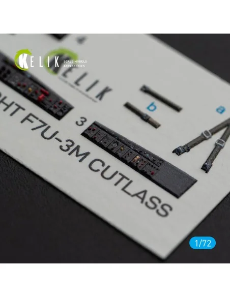 Vought F7U-3M Cutlass - interior 3D decals for Fujimi kit, 1/72 - K...