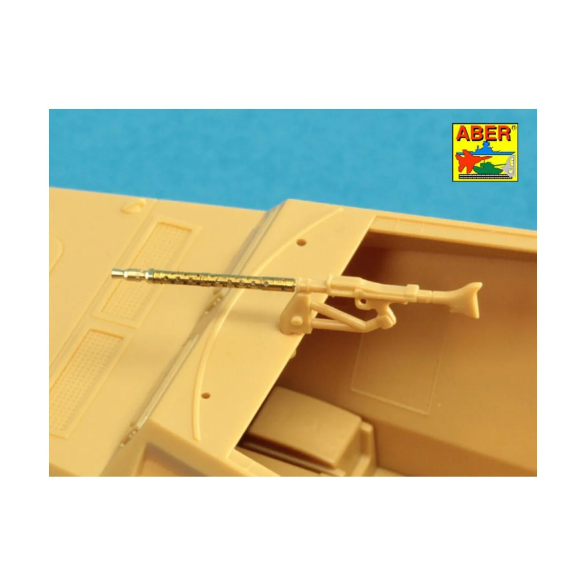 Set of 2 barrels for German machine guns MG34, 1/48 - Aber Models 4... Set of 2 barrels for German machine guns MG34, 1/48 - Aber Models 4...