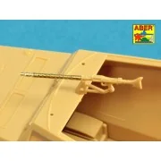 Set of 2 barrels for German machine guns MG34, 1/48 - Aber Models 4... Set of 2 barrels for German machine guns MG34, 1/48 - Aber Models 4...