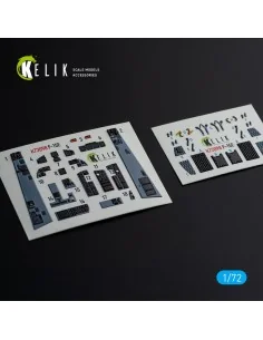F-15E - interior 3D decals for GWH kit, 1/72 - Kelik K72098