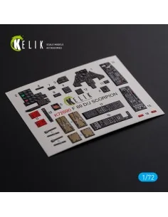 F-89 D/J Scorpion interior 3D decals for Revell kit, 1/72 - Kelik K...