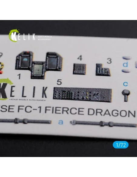 Chinese FC-1 Fierce Dragon interior 3D decals for Trumpeter kit, 1/...