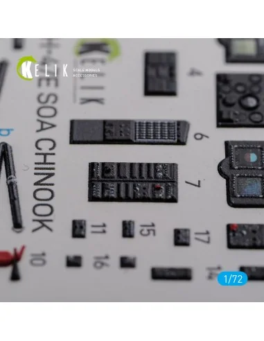 [NO_DESC] MH-47E interior 3D decals for Italeri kit, 1/72 - Kelik K...