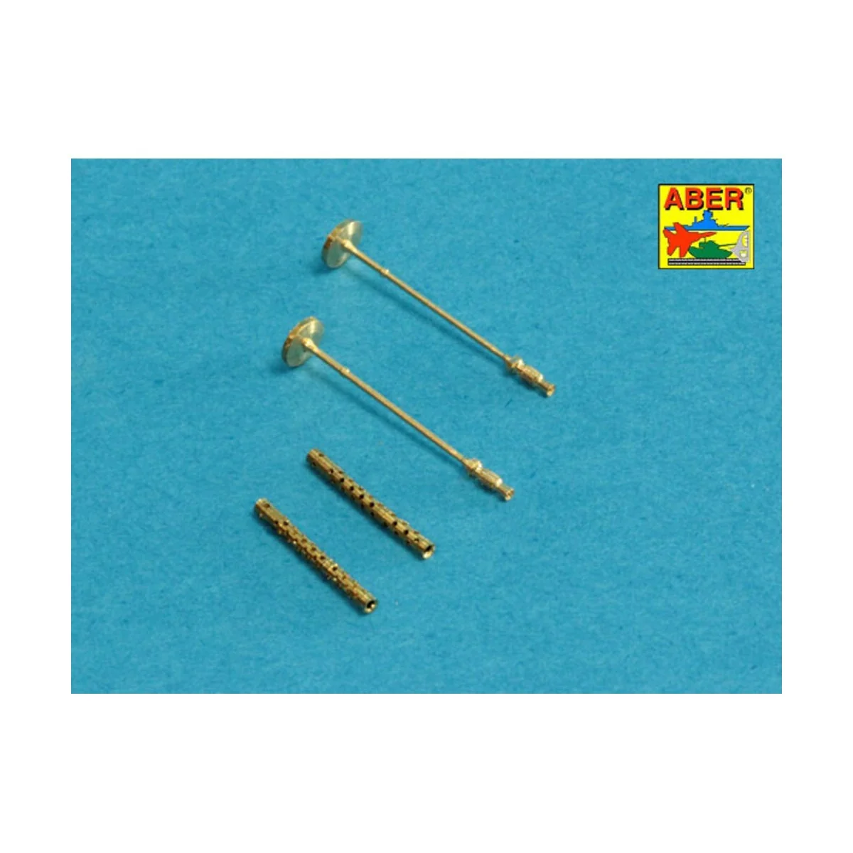Set of 2 barrels for German machine guns MG34, 1/48 - Aber Models 4... Set of 2 barrels for German machine guns MG34, 1/48 - Aber Models 4...