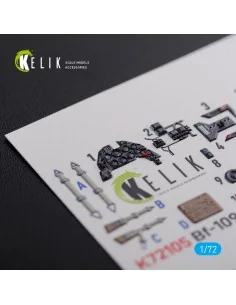 BF109 G-6 interior 3D decals for Tamiya kit, 1/72 - Kelik K72105 2