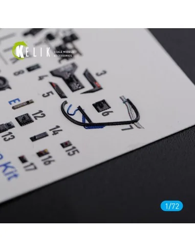 [NO_DESC] BF109 G-6 interior 3D decals for Tamiya kit, 1/72 - Kelik...