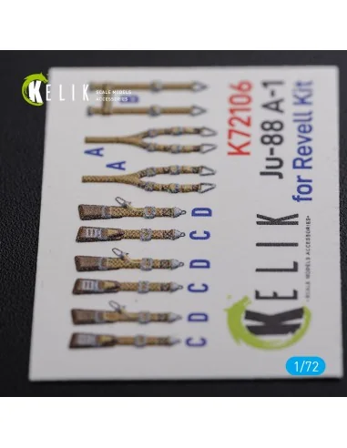 [NO_DESC] Ju-88 A-1 interior 3D decals for Revell kit, 1/72 - Kelik...