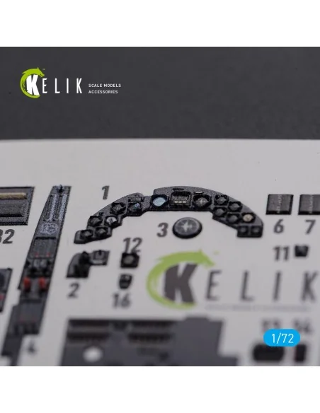 Ju-88 A-1 interior 3D decals for Revell kit, 1/72 - Kelik K72106