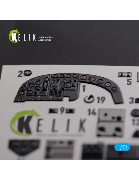 [NO_DESC] KI-21 interior 3D decals for ICM kit, 1/72 - Kelik K72107