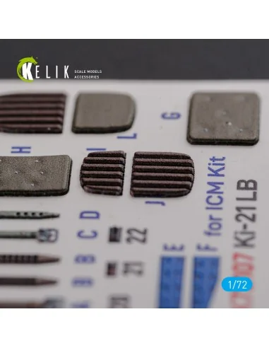 [NO_DESC] KI-21 interior 3D decals for ICM kit, 1/72 - Kelik K72107