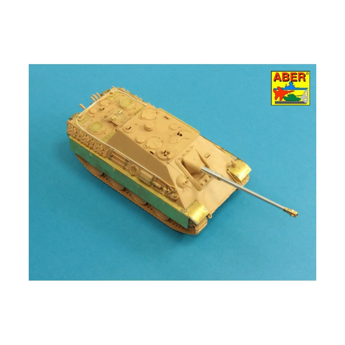 German Two part 8,8cm Pak 43/3 (L/71) Barrel for Jagdpanther G1-Lat...
