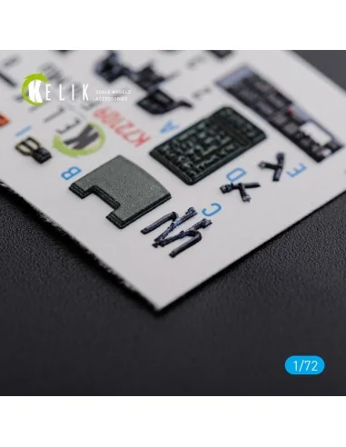 F-16 MLU interior 3D decals for Revell kit, 1/72 - Kelik K72109