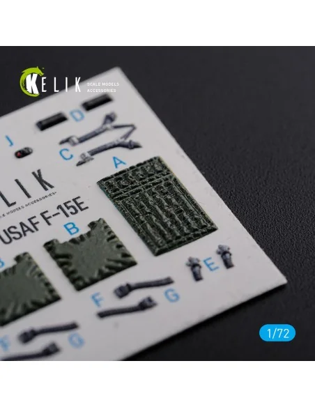 [NO_DESC] F-15E interior 3D decals for Academy kit, 1/72 - Kelik K7...