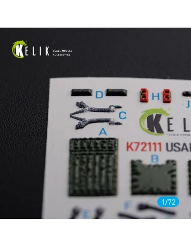 [NO_DESC] F-15E interior 3D decals for Academy kit, 1/72 - Kelik K7...