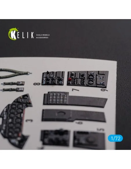 [NO_DESC] F9F-2 Panther interior 3D decals for HobbyBoss kit, 1/72 ...