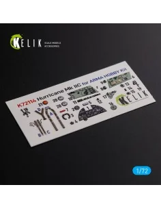 [NO_DESC] Hurricane Mk IIC interior 3D decals for Arma Hobby kit, 1...