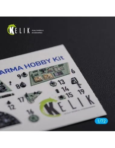 [NO_DESC] Hurricane Mk IIC interior 3D decals for Arma Hobby kit, 1...