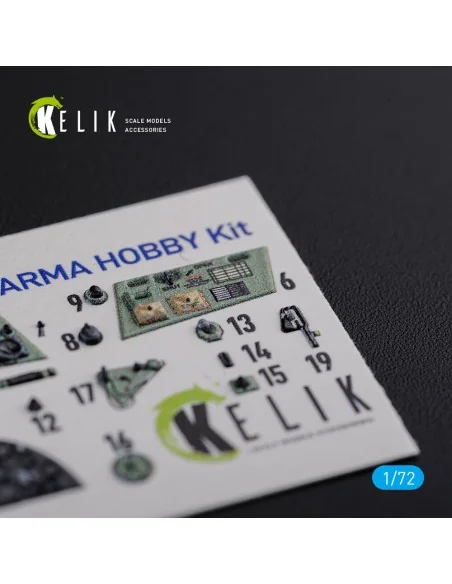 Hurricane Mk IIC interior 3D decals for Arma Hobby kit, 1/72 - Keli...