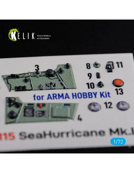 [NO_DESC] Sea Hurricane Mk I interior 3D decals for Arma Hobby kit,...