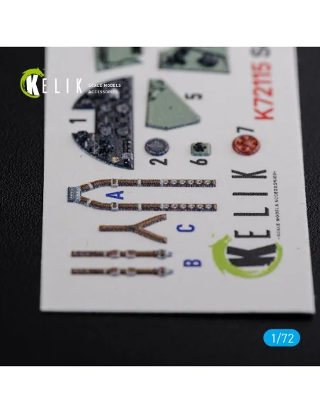 Sea Hurricane Mk I interior 3D decals for Arma Hobby kit, 1/72 - Ke...