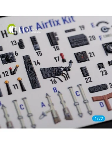 He-111 H6 interior 3D decals for Airfix kit, 1/72 - Kelik K72116
