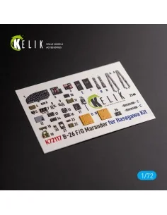 [NO_DESC] B-26 F/G Marauder - interior 3D decals for Hasegawa kit, ...