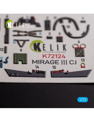 [NO_DESC] MIRAGE III CJ - interior 3D decals for SpecialHobby kit, ...
