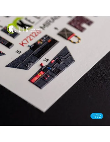 [NO_DESC] MIRAGE III C - interior 3D decals for Modelsvit kit, 1/72...