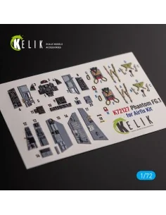 FG.1 Phantom - interior 3D decals for Airfix kit, 1/72 - Kelik K72127