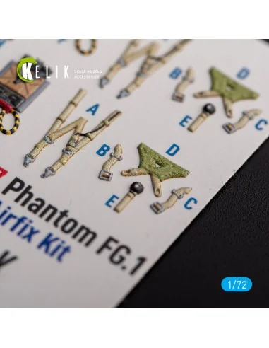 FG.1 Phantom - interior 3D decals for Airfix kit, 1/72 - Kelik K72127
