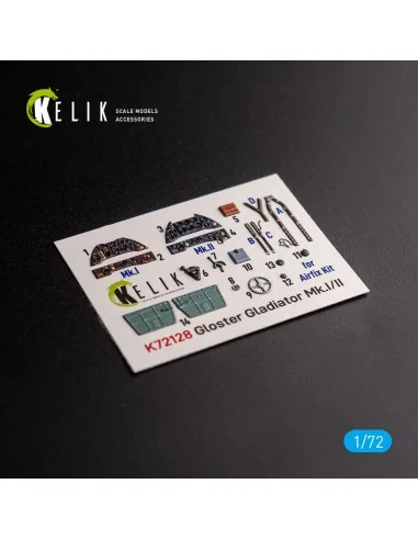 [NO_DESC] Gloster Gladiator Mk.I/II - interior 3D decals for Airfix...