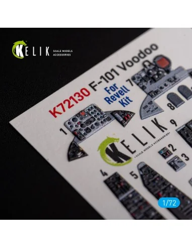 [NO_DESC] F-101 Voodoo - interior 3D decals for Revell kit, 1/72 - ...