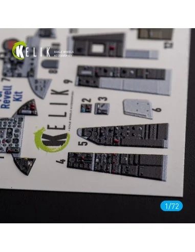 F-101 Voodoo - interior 3D decals for Revell kit, 1/72 - Kelik K72130