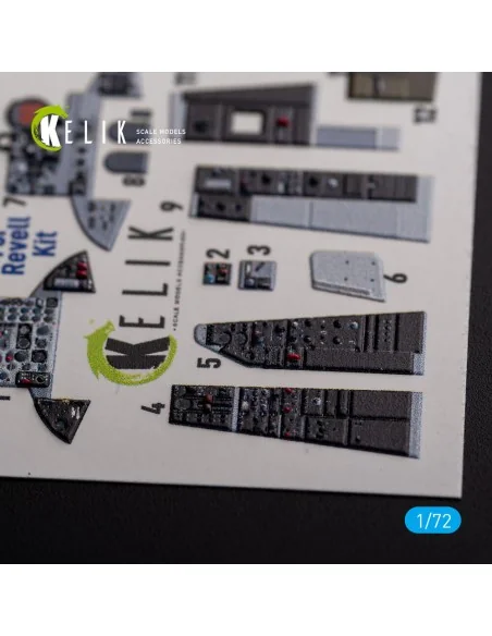 F-101 Voodoo - interior 3D decals for Revell kit, 1/72 - Kelik K72130