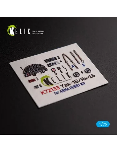 [NO_DESC] Yak-1B - interior 3D decals for Arma Hobby kit, 1/72 - Ke...