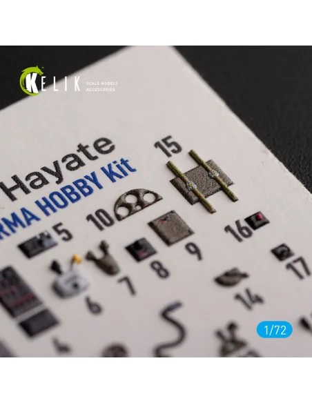 Ki-84 Hayate - interior 3D decals for Arma Hobby kit, 1/72 - Kelik ...