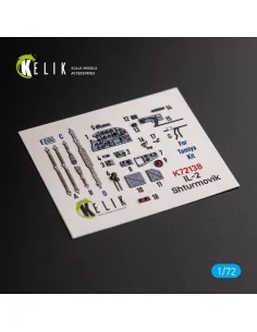 [NO_DESC] Il-2 Shturmovik - interior 3D decals for Tamiya kit, 1/72...