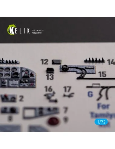 [NO_DESC] Il-2 Shturmovik - interior 3D decals for Tamiya kit, 1/72...