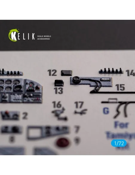 [NO_DESC] Il-2 Shturmovik - interior 3D decals for Tamiya kit, 1/72...