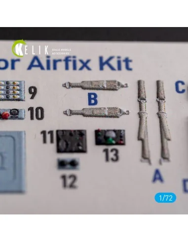 Mig-17 Fresco (Shenyang J5) - interior 3D decals for Airfix kit, 1/...
