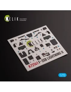 [NO_DESC] F-35B - interior 3D decals for Tamiya kit, 1/72 - Kelik K...
