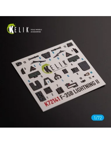 [NO_DESC] F-35B - interior 3D decals for Tamiya kit, 1/72 - Kelik K...