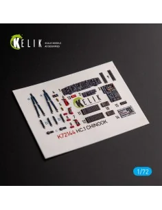 HC.1 Chinook - interior 3D decals for Airfix kit, 1/72 - Kelik K72144
