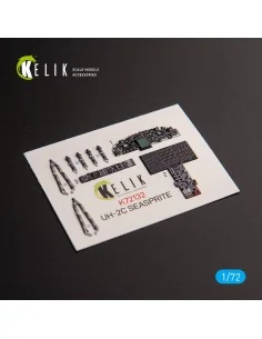 UH-2C SEASPRITE - interior 3D decals for Clear Prop kit, 1/72 - Kel...