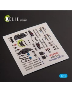Me 163 B/S Komet - interior 3D decals for Hobby 2000/Academy kit, 1...