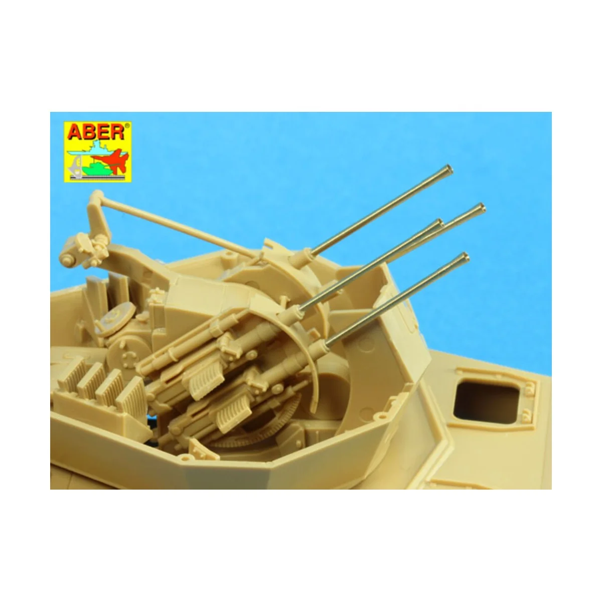 German Flak 38 barrels for Wirbelwind, 1/48 - Aber Models 48 L-24