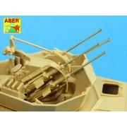 German Flak 38 barrels for Wirbelwind - Aber Models 48 L-24