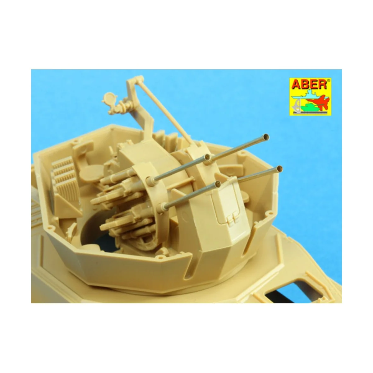 German Flak 38 barrels for Wirbelwind, 1/48 - Aber Models 48 L-24